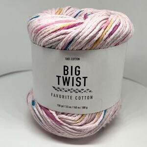 Big Twist Favorite Cotton Yarn, Confetti Cake